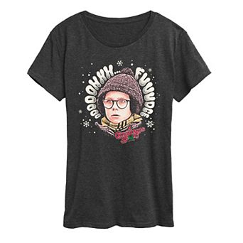 Women's A Christmas Story Oooh Fudge Short Sleeve Graphic Tee