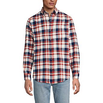 Men's Lands' End Flagship Flannel Shirt