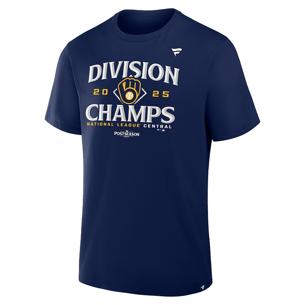 Men's Fanatics Milwaukee Brewers 2025 Division Champs T-Shirt