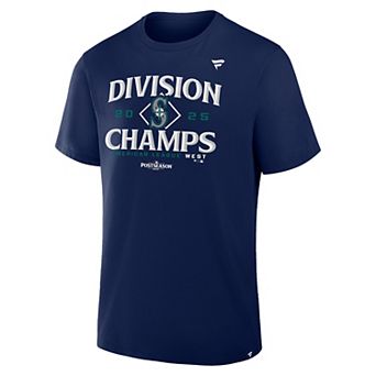 Men's Fanatics Seattle Mariners 2025 AL West Division Champs Graphic T-Shirt