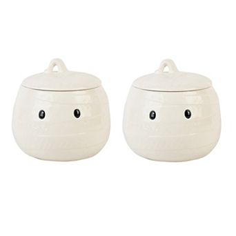 10 Strawberry Street 2 pc Little Mummy Canisters Set