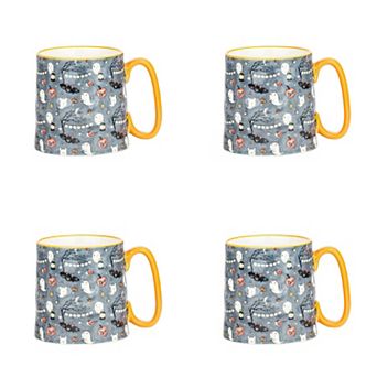 10 Strawberry Street Bella Ghost 4 pc Mug Set