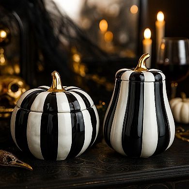 10 Strawberry Street 2-pc. Pumpkin Patch Graduated Gourd Canister Set