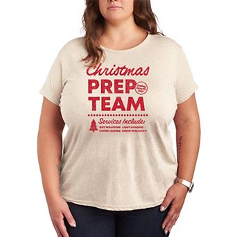 Plus Size ChristmasPrep Team Christmas Graphic Tee