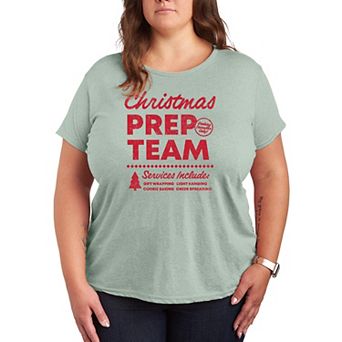 Plus Size ChristmasPrep Team Christmas Graphic Tee