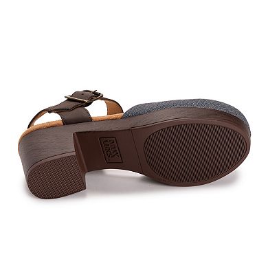 MUK LUKS Merritt Women's Quarter Strap Clogs