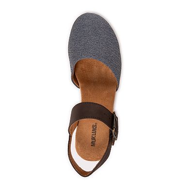 MUK LUKS Merritt Women's Quarter Strap Clogs