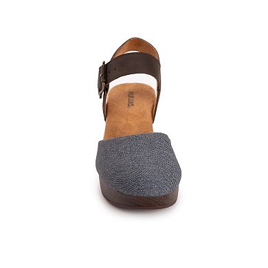 MUK LUKS Merritt Women's Quarter Strap Clogs
