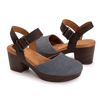 MUK LUKS Merritt Women's Quarter Strap Clogs