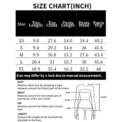 2 Packs Women's 2 Piece Sets Summer Lounge Set Ribbed Knit Crop Tank Tops Short Sets with Pockets