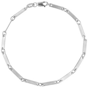 Sunkissed Sterling Sterling Silver Bar Link Bracelet