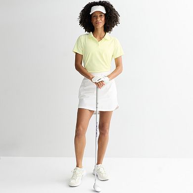 Women's Tek Gear® Short Sleeve Buttoned Golf Polo