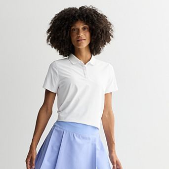 Women's Tek Gear® Short Sleeve Buttoned Golf Polo