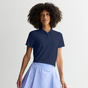 Women's Tek Gear® Short Sleeve Buttoned Golf Polo