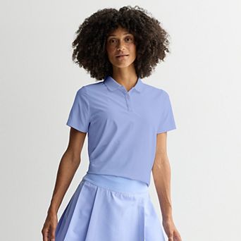 Women's Tek Gear® Short Sleeve Buttoned Golf Polo