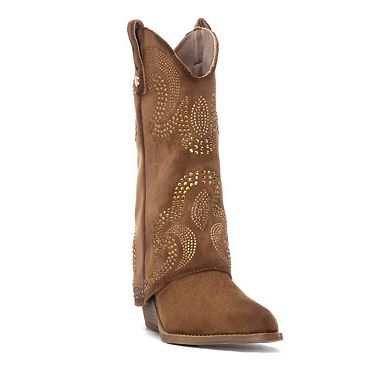 Women's Suede Foldover Booties By XTI 144467