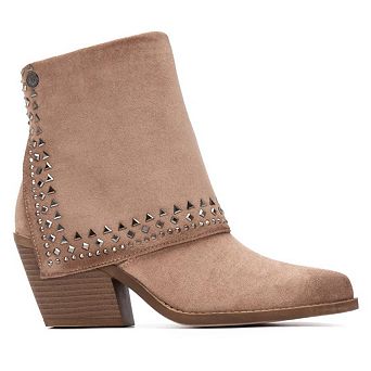 Women's Suede Foldover Booties By XTI 144464