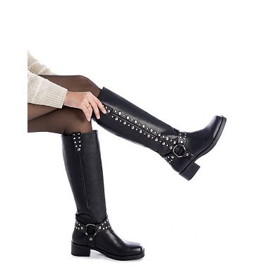 Women's Tall Riveted Boots By XTI 143415