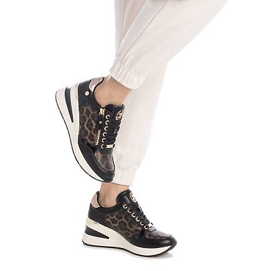 Women's Wedge Lace-Up Sneakers By XTI 144378