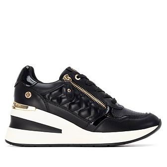 XTI Women's Quilted Wedge Sneakers 144380