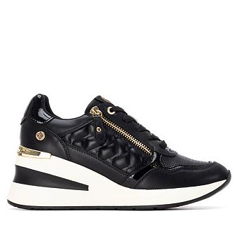 XTI Women's Quilted Wedge Sneakers 144380