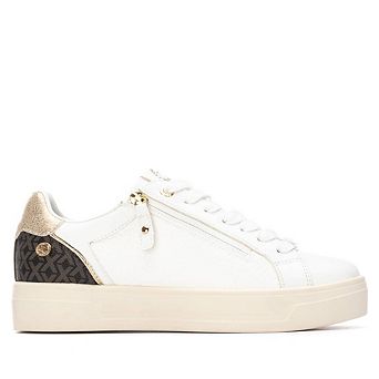 XTI Women's Side Zipper Casual Sneakers 144371