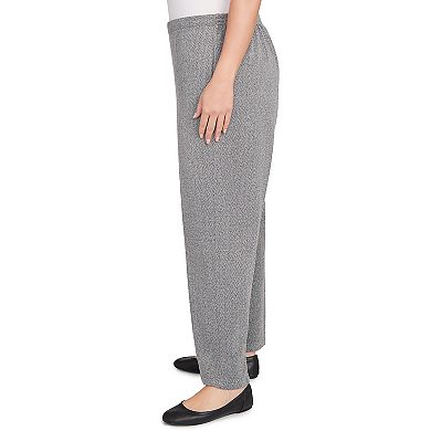 Plus Size Alfred Dunner Herringbone Knit Short Length Pants