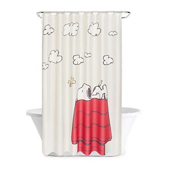 The Big One® Peanuts Snoopy & Woodstock Shower Curtain