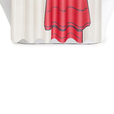 The Big One Peanuts Snoopy & Woodstock Shower Curtain