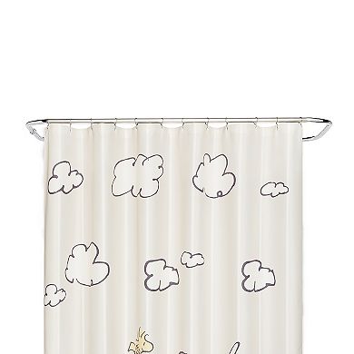 The Big One Peanuts Snoopy & Woodstock Shower Curtain