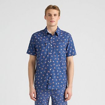 Men's Salt Life Button Down Performance Shirt