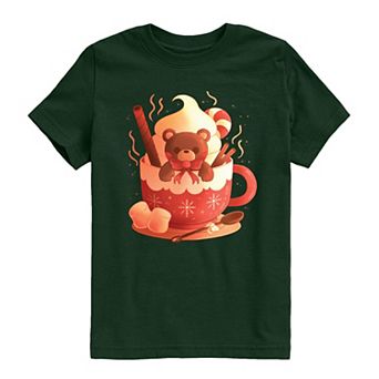 Boys 8-20 Bear Cocoa Mug Graphic Tee
