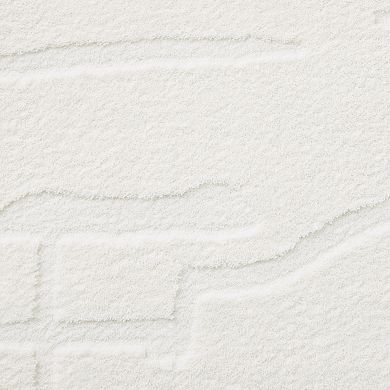 Town & Country Rae Abstract Machine Washable Rug with Non-Slip Backing