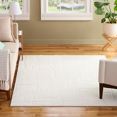 Town & Country Rae Abstract Machine Washable Rug with Non-Slip Backing