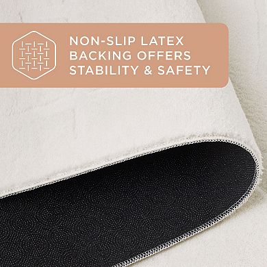 Town & Country Rae Abstract Machine Washable Rug with Non-Slip Backing