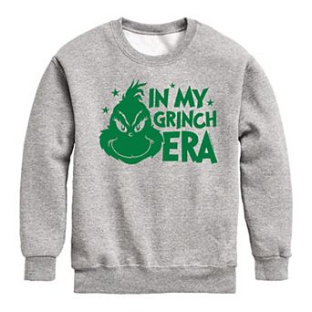 Boys 8-20 Dr. Seuss The Grinch In My Grinch Era Crew Fleece Sweatshirt