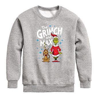 Boys 8-20 Dr. Seuss The Grinch & Max Crew Fleece Sweatshirt