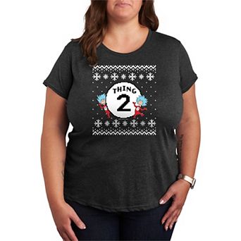 Plus Size The Cat In The Hat Thing Two Short Sleeve Graphic Tee