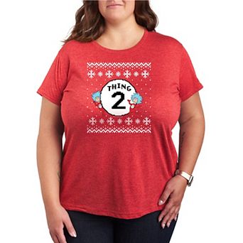 Plus Size The Cat In The Hat Thing Two Short Sleeve Graphic Tee
