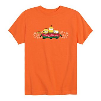 Boys 8-20 Minions Merry Christmas Graphic Tee