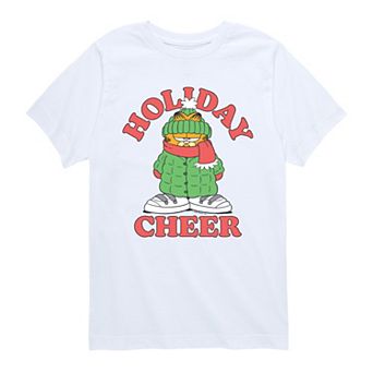 Boys 8-20 Garfield Holiday Cheer Graphic Tee