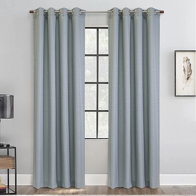 100% Polyester Jamie Light Filtering Machine washable Grommet Curtain Panel