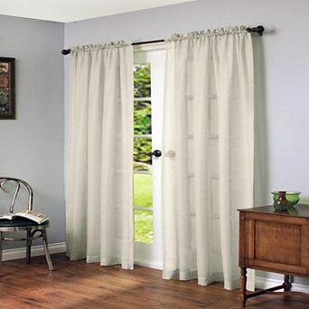 Cote d'Azur/Cote d'Azure Rod Pocket Dressing Wrinkling Resistance Window Curtain Panel