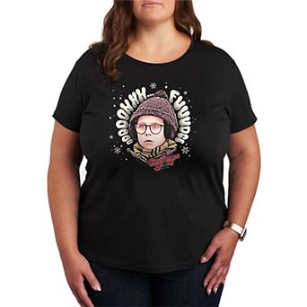 Plus Size A Christmas Story Oooh Fudge Graphic Tee