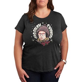 Plus Size A Christmas Story Oooh Fudge Graphic Tee