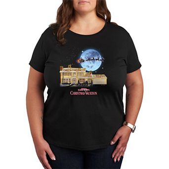 Plus Size National Lampoon's Christmas Vacation Griswold's House Graphic Tee