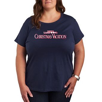Plus Size National Lampoon's Christmas Vacation Logo Graphic Tee