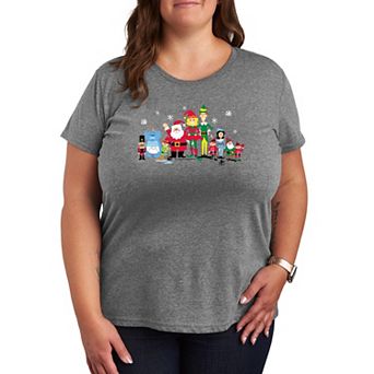 Plus Size Elf Group Graphic Tee