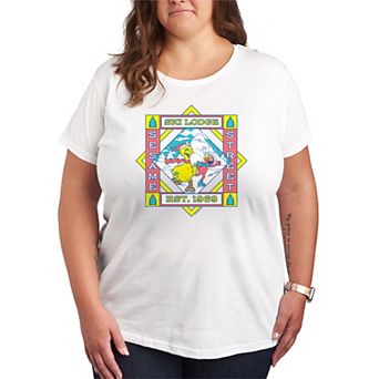Plus Size Sesame Street Ski Lodge Est. 1969 Graphic Tee