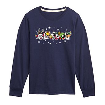 Boys 8-20 Looney Tunes Holiday Long Sleeve Graphic Tee